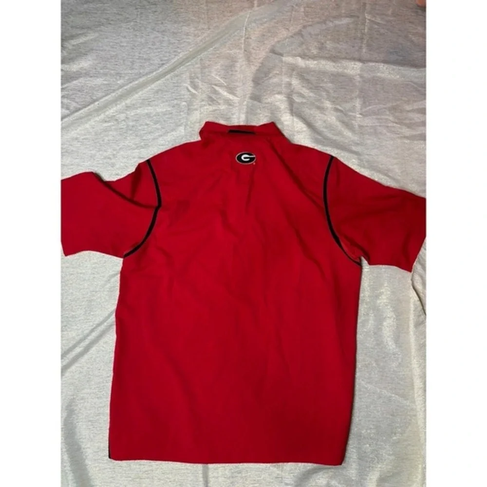 UGA nike Team Dri Fit Short Sleeve Shirt size large‎ Red & Black